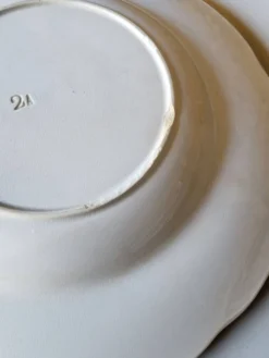 6 assiettes creuses Badonviller modèle Richelieu
