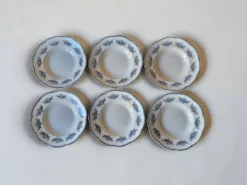 6 assiettes creuses Badonviller modèle Richelieu