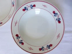 2 assiettes creuses Céranord St Amand Adeline 210604