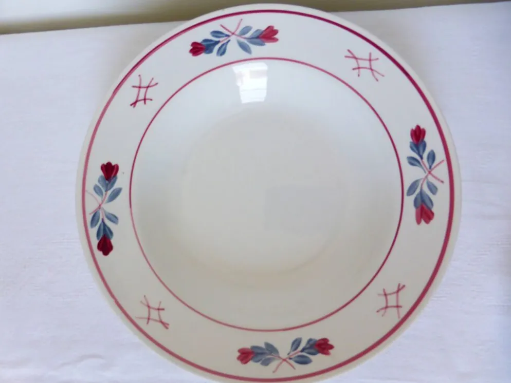 2 assiettes creuses Céranord St Amand Adeline 210604