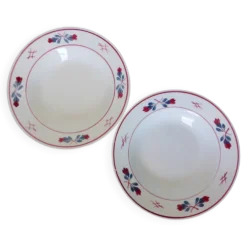 2 assiettes creuses Céranord St Amand Adeline 210604