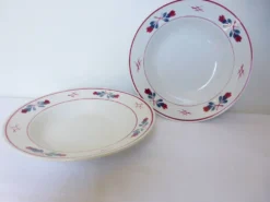 2 assiettes creuses Céranord St Amand Adeline 210604