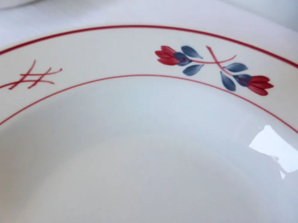 2 assiettes creuses Céranord St Amand Adeline 210604