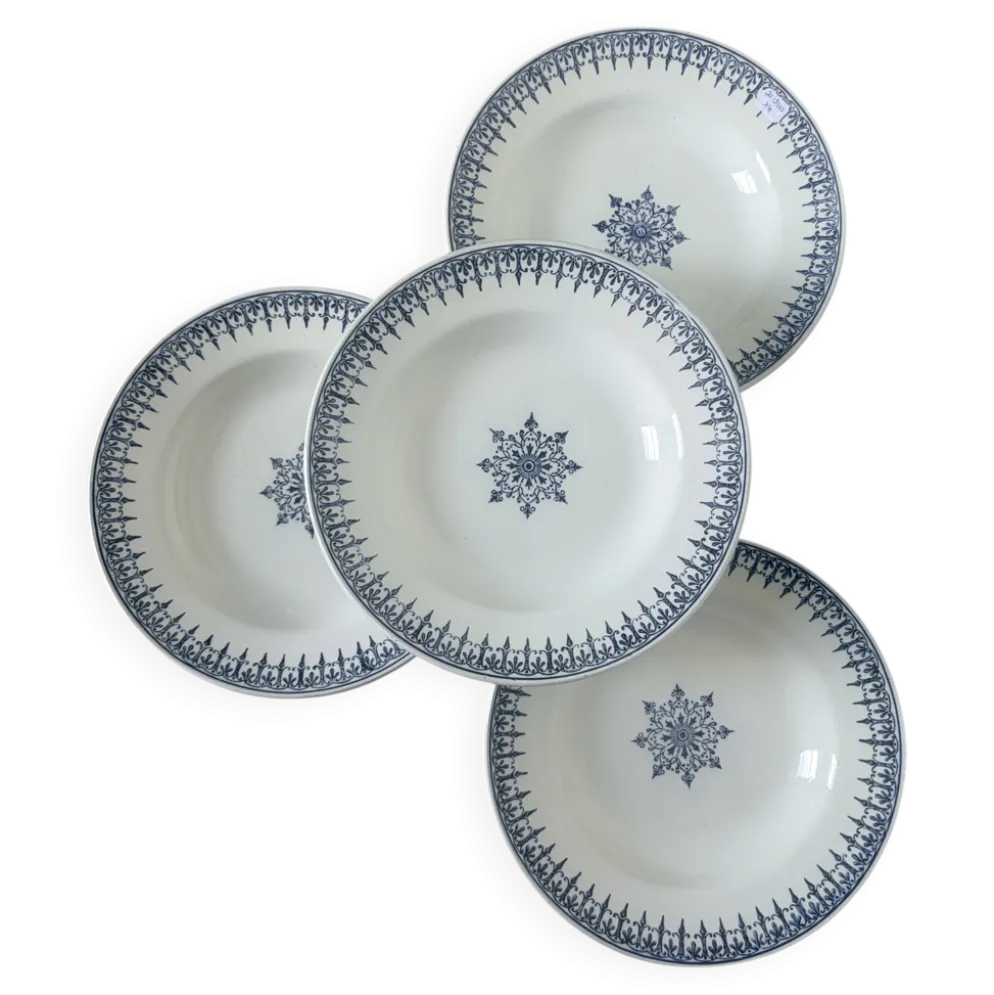 4 assiettes creuses de St Amand modèle Primax 211240