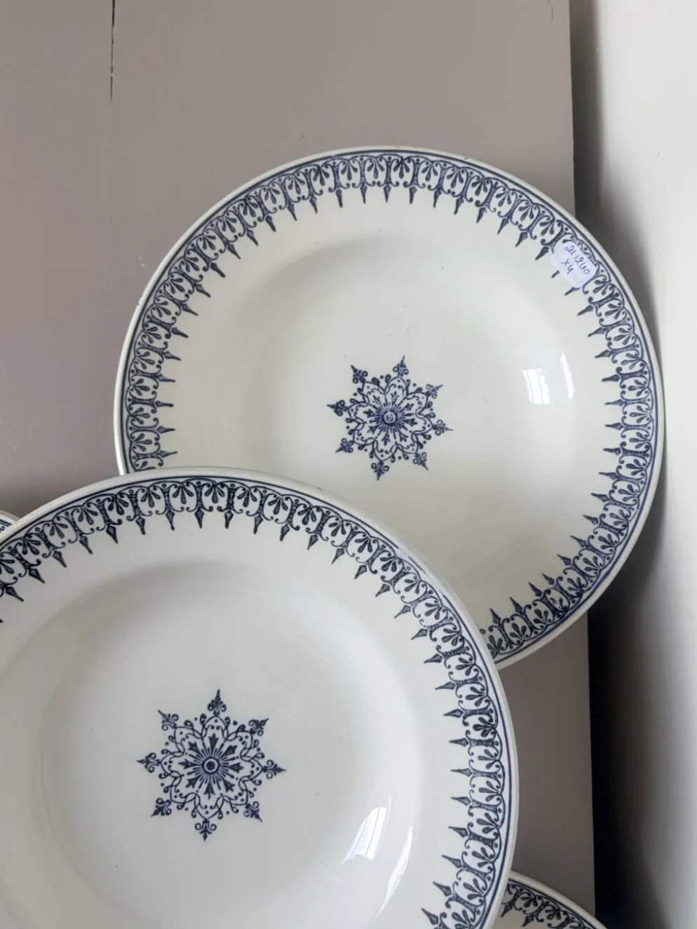 4 assiettes creuses de St Amand modèle Primax 211240
