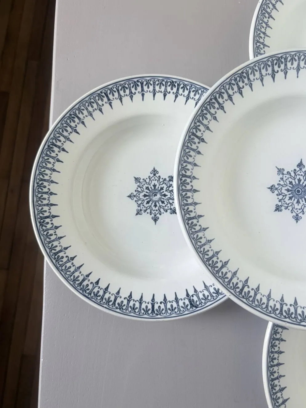 4 assiettes creuses de St Amand modèle Primax 211240