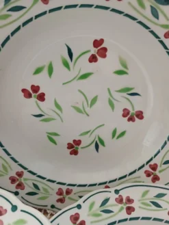 6 assiettes creuses Digoin et Sarreguemines
