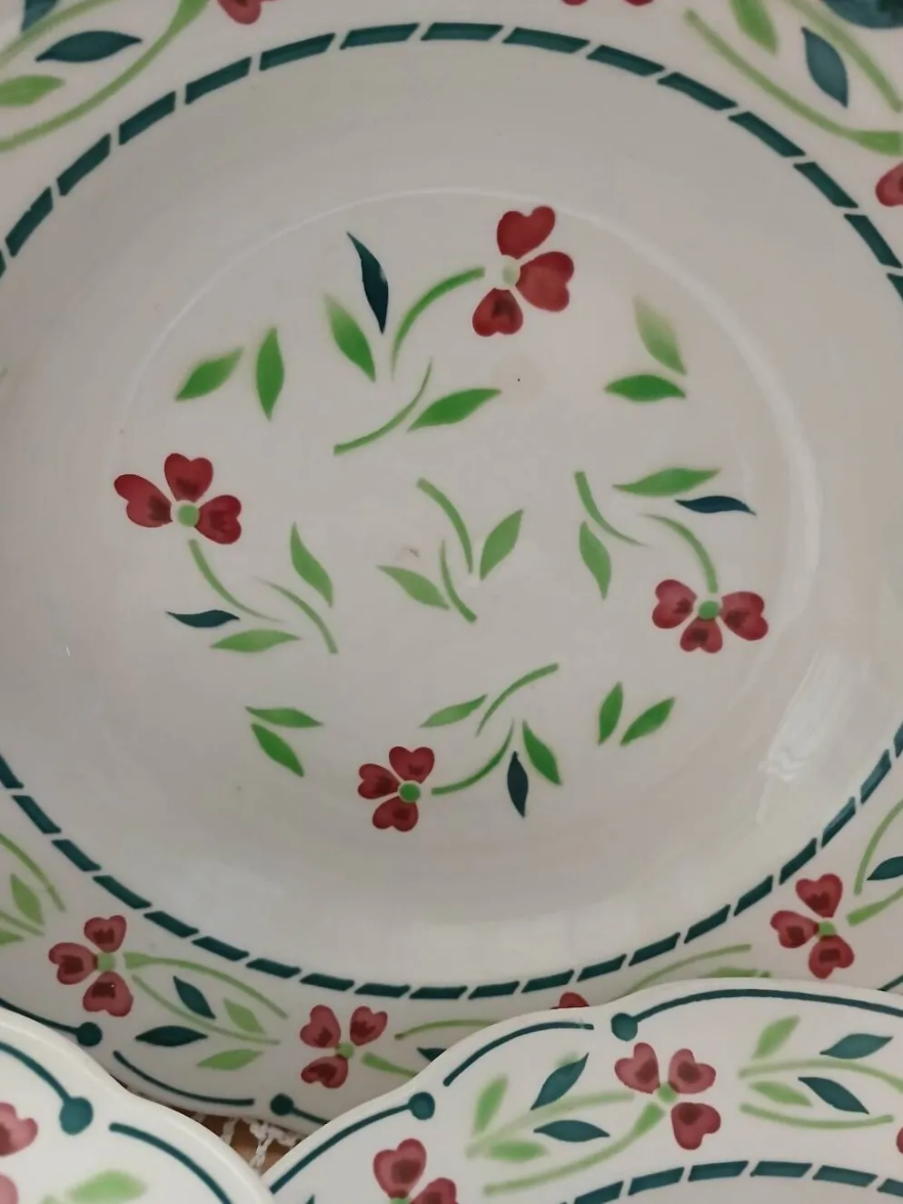 6 assiettes creuses Digoin et Sarreguemines