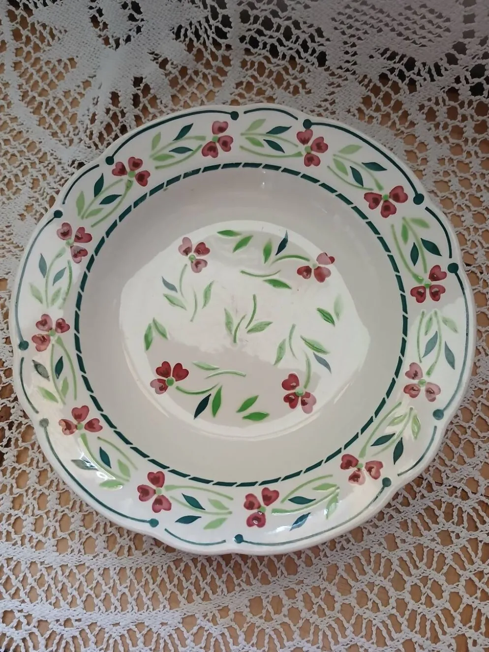 6 assiettes creuses Digoin et Sarreguemines