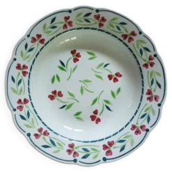 6 assiettes creuses Digoin et Sarreguemines