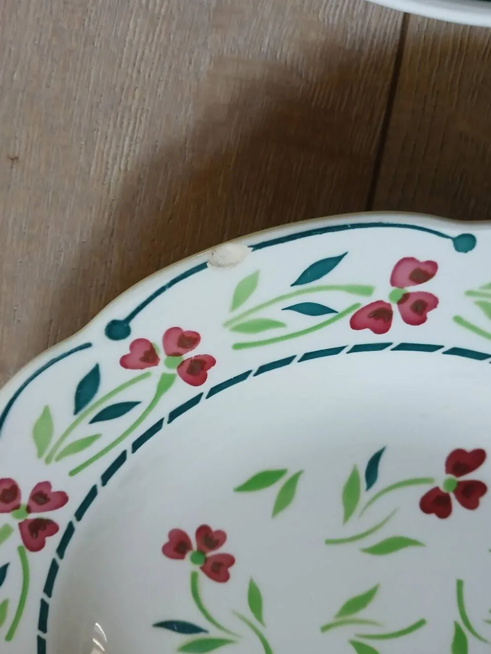 6 assiettes creuses Digoin et Sarreguemines