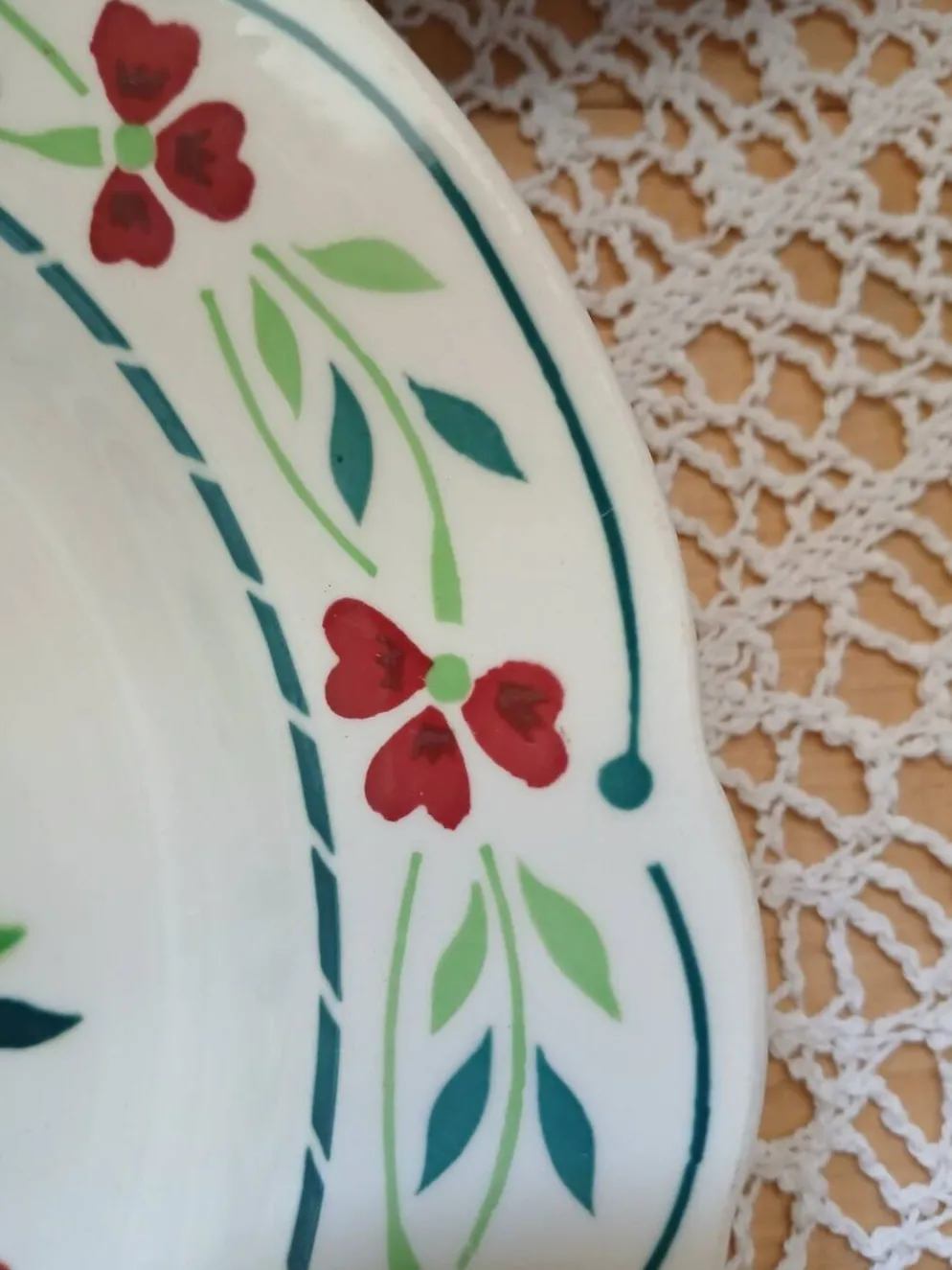 6 assiettes creuses Digoin et Sarreguemines