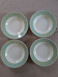Assiettes creuses Digoin Sarreguemines