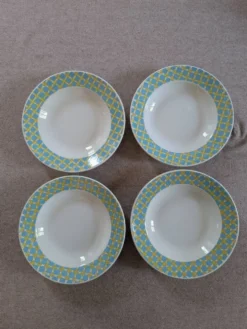 Assiettes creuses Digoin Sarreguemines