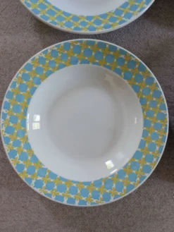 Assiettes creuses Digoin Sarreguemines