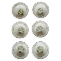 6 assiettes creuses en faïence Niderviller