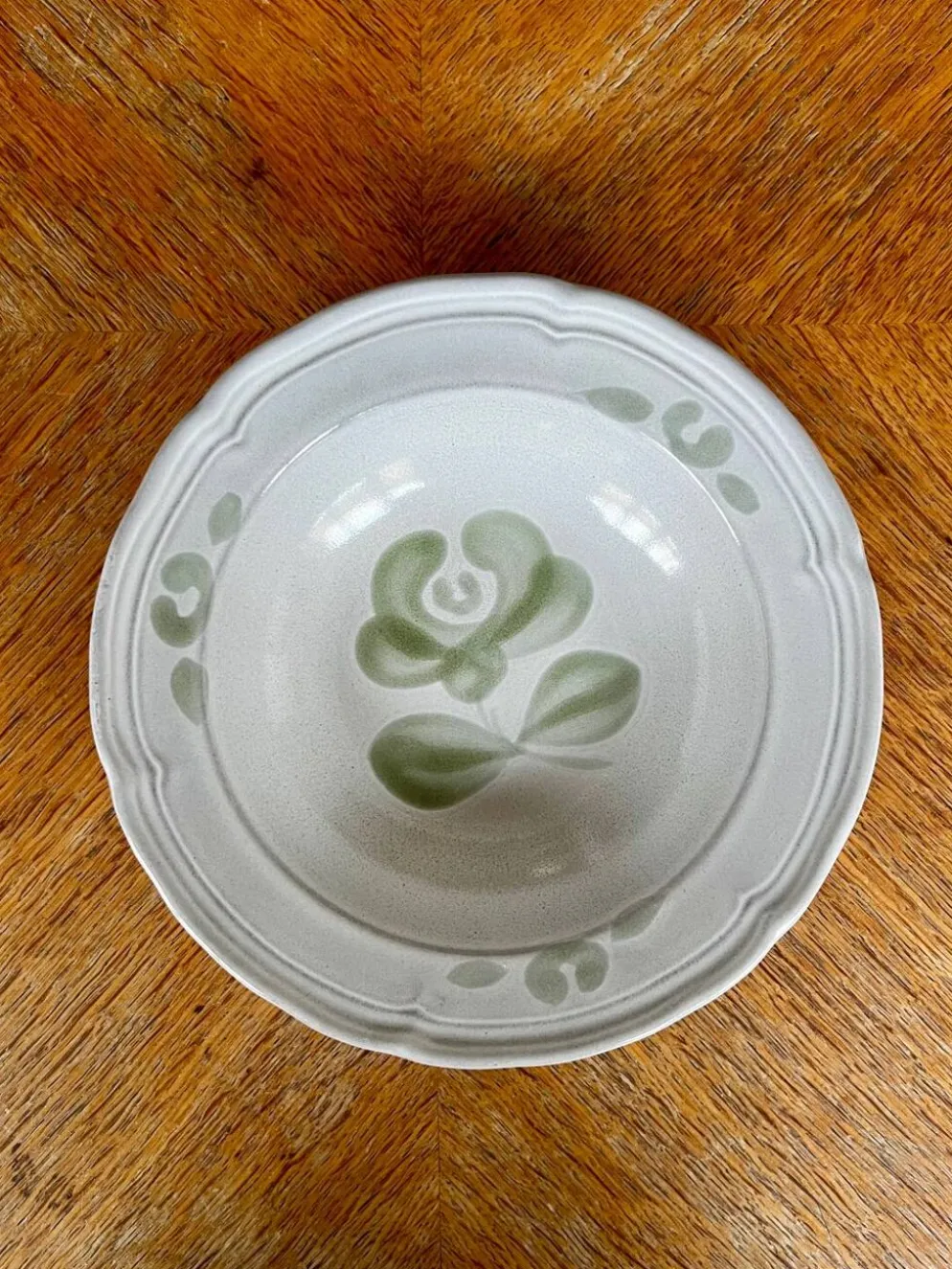 6 assiettes creuses en faïence Niderviller