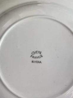 Assiettes creuses en porcelaine, Gien