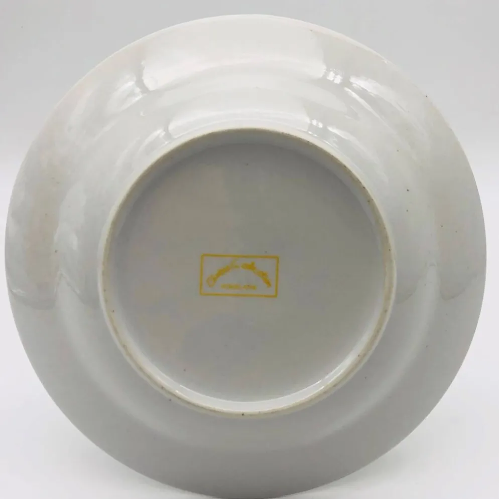 6 assiettes creuses en porcelaine « chriss g. collection »