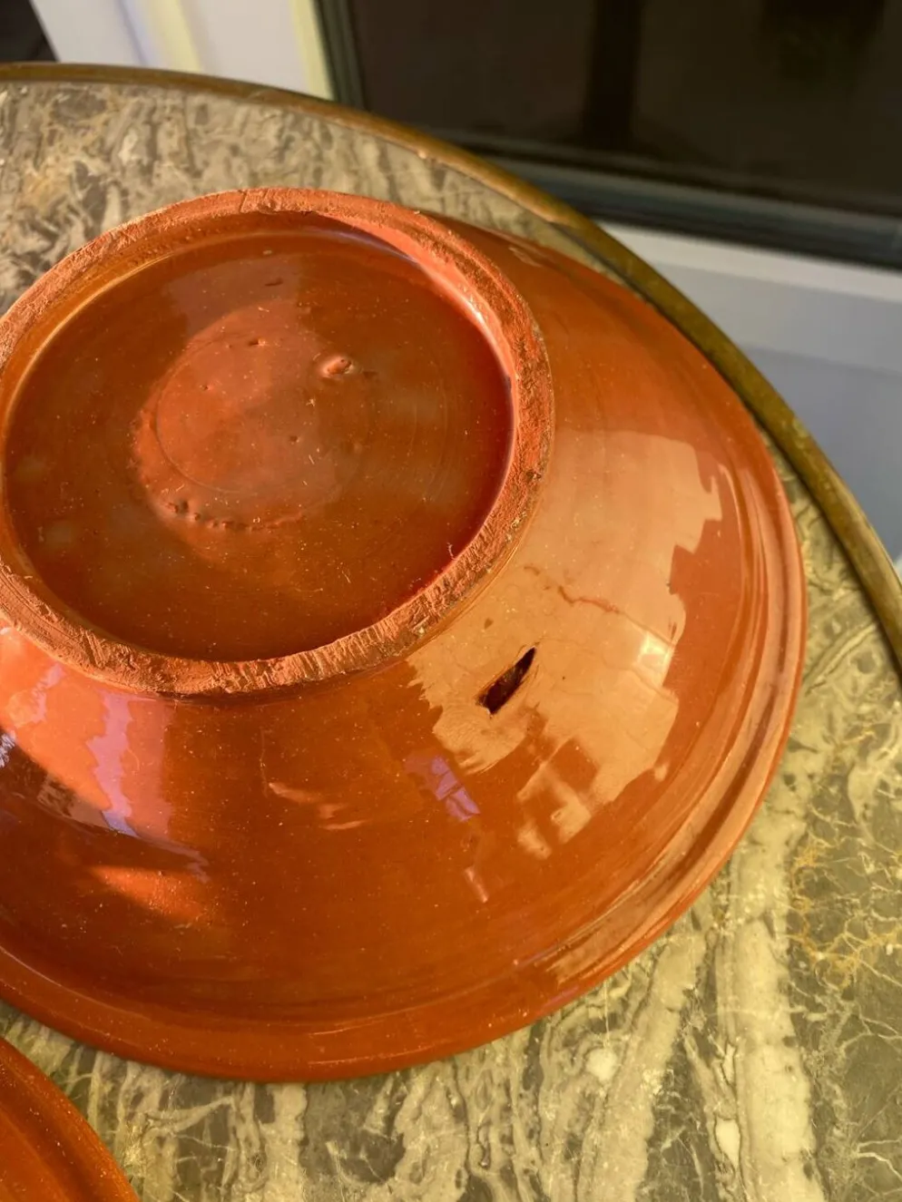 Assiettes creuses en terre cuite vernissée Maroc