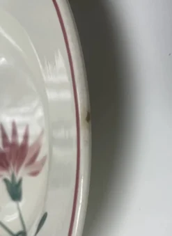 Assiettes creuses florale hbcm