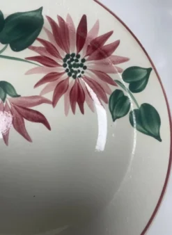 Assiettes creuses florale hbcm
