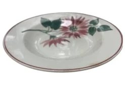 Assiettes creuses florale hbcm