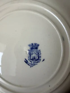 4 assiettes creuses Gien Chardons 260359