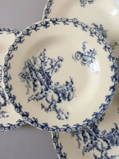 4 assiettes creuses Gien Chardons 260359
