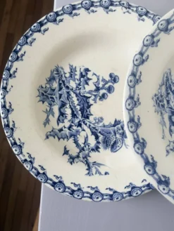 4 assiettes creuses Gien Chardons 260359