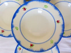 4 assiettes creuses Gien modèle Bagatelle 210746
