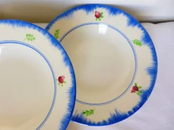 4 assiettes creuses Gien modèle Bagatelle 210746