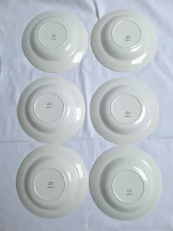 Assiettes creuses Gien modèle Marie-José