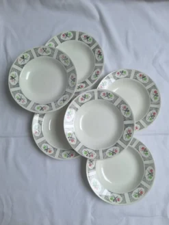 Assiettes creuses Gien modèle Marie-José