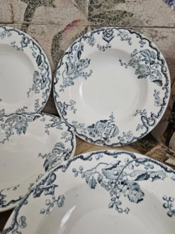 Assiettes creuses KG Lunéville