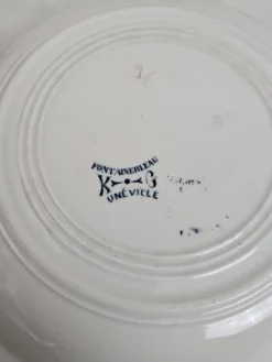 Assiettes creuses KG Lunéville