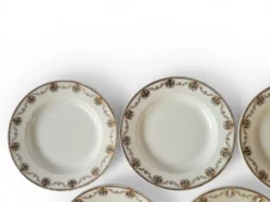 5 assiettes creuses Léon Graves Clairefontaine