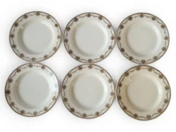 6 assiettes creuses Léon Graves Clairefontaine