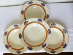4 assiettes creuses Longwy 220626