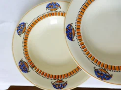 4 assiettes creuses Longwy 220626