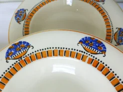 4 assiettes creuses Longwy 220626