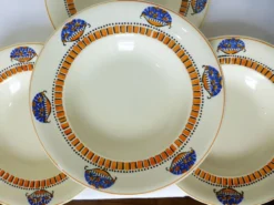 4 assiettes creuses Longwy 220626