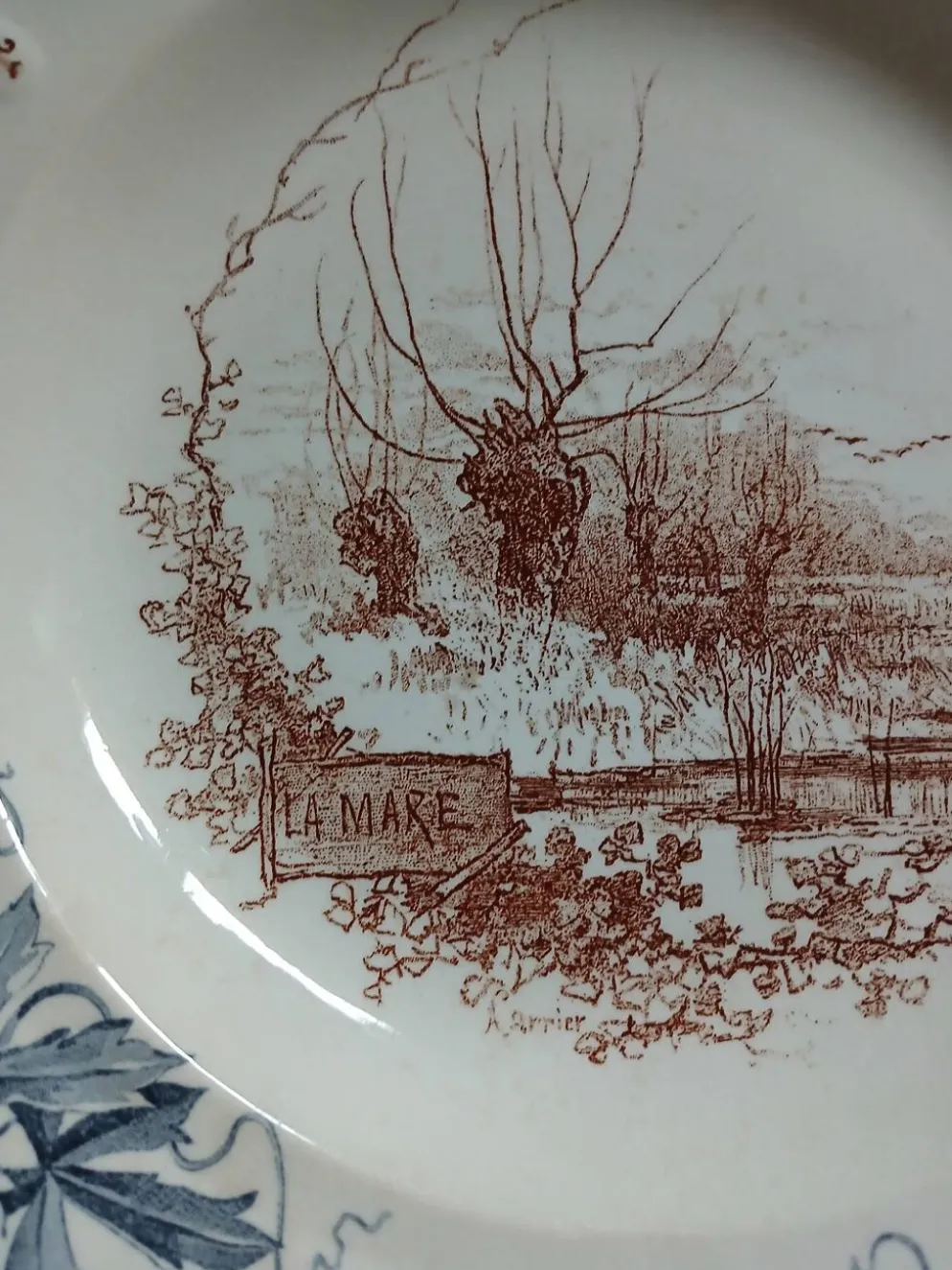 6 assiettes creuses "Louis XIII " Choisy le Roi