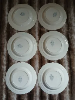 6 assiettes creuses