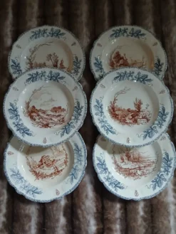 6 assiettes creuses