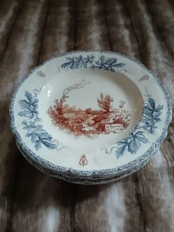 6 assiettes creuses