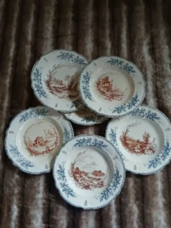6 assiettes creuses