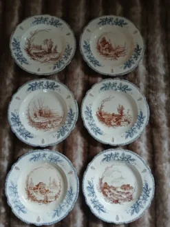6 assiettes creuses