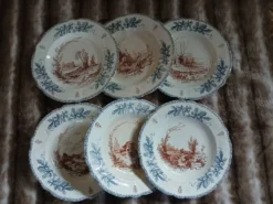 6 assiettes creuses