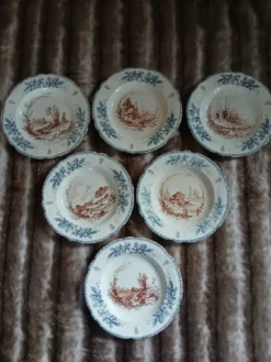 6 assiettes creuses